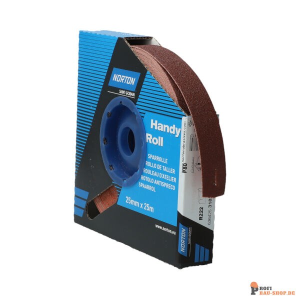 nortonschleifmittel/NORTON_schleifmittel_63642531820 Handy Rolls Norton R222 25x25m Grit 80_143898